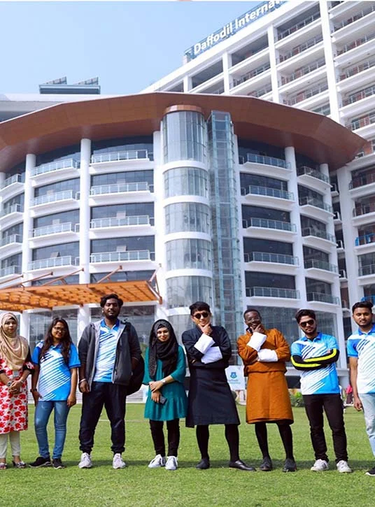 Image of Daffodil International University, where Didarul Alam Rahat earned his B.Sc. in Software Engineering.