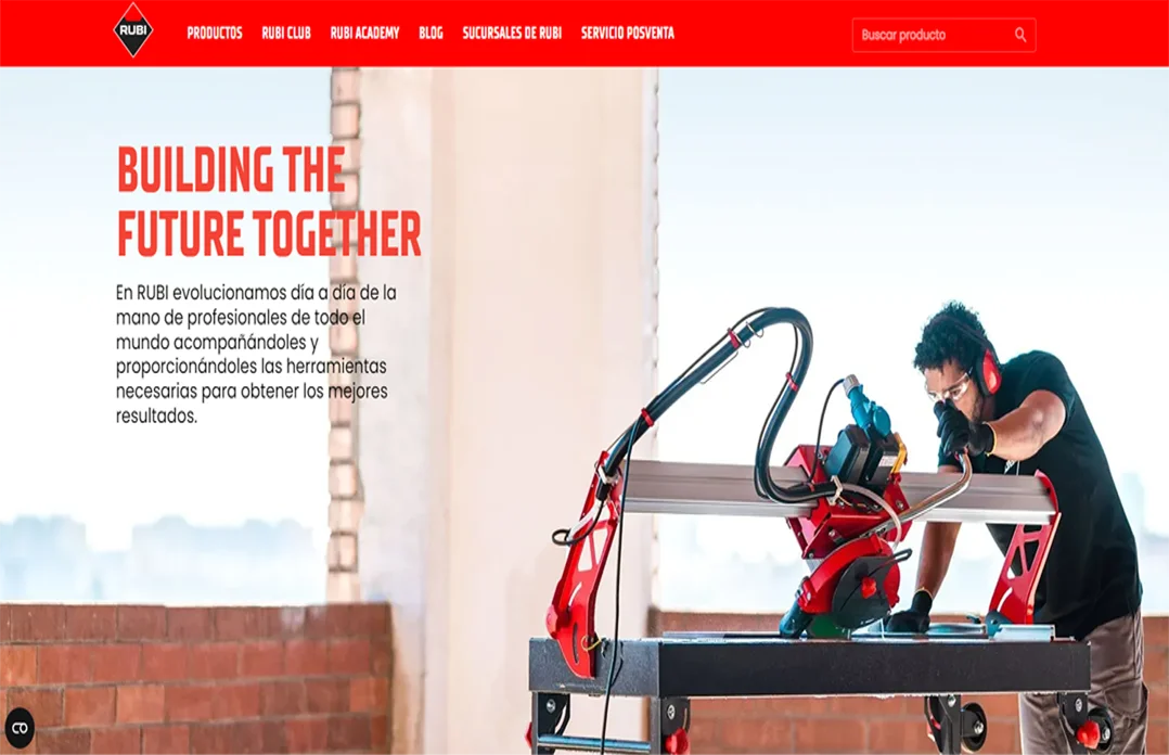 Detailed view of the RUBI front-end project, developed by a freelance Vue.js expert.
