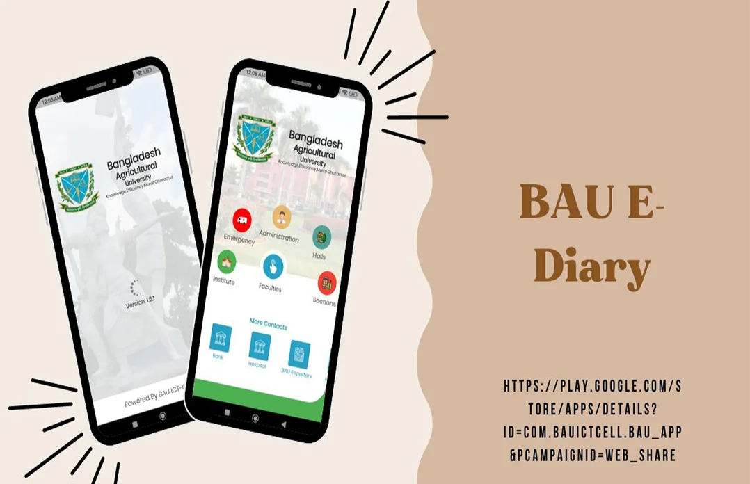 Detailed view of the BAU mobile app, a project by a freelance Flutter developer for universities.