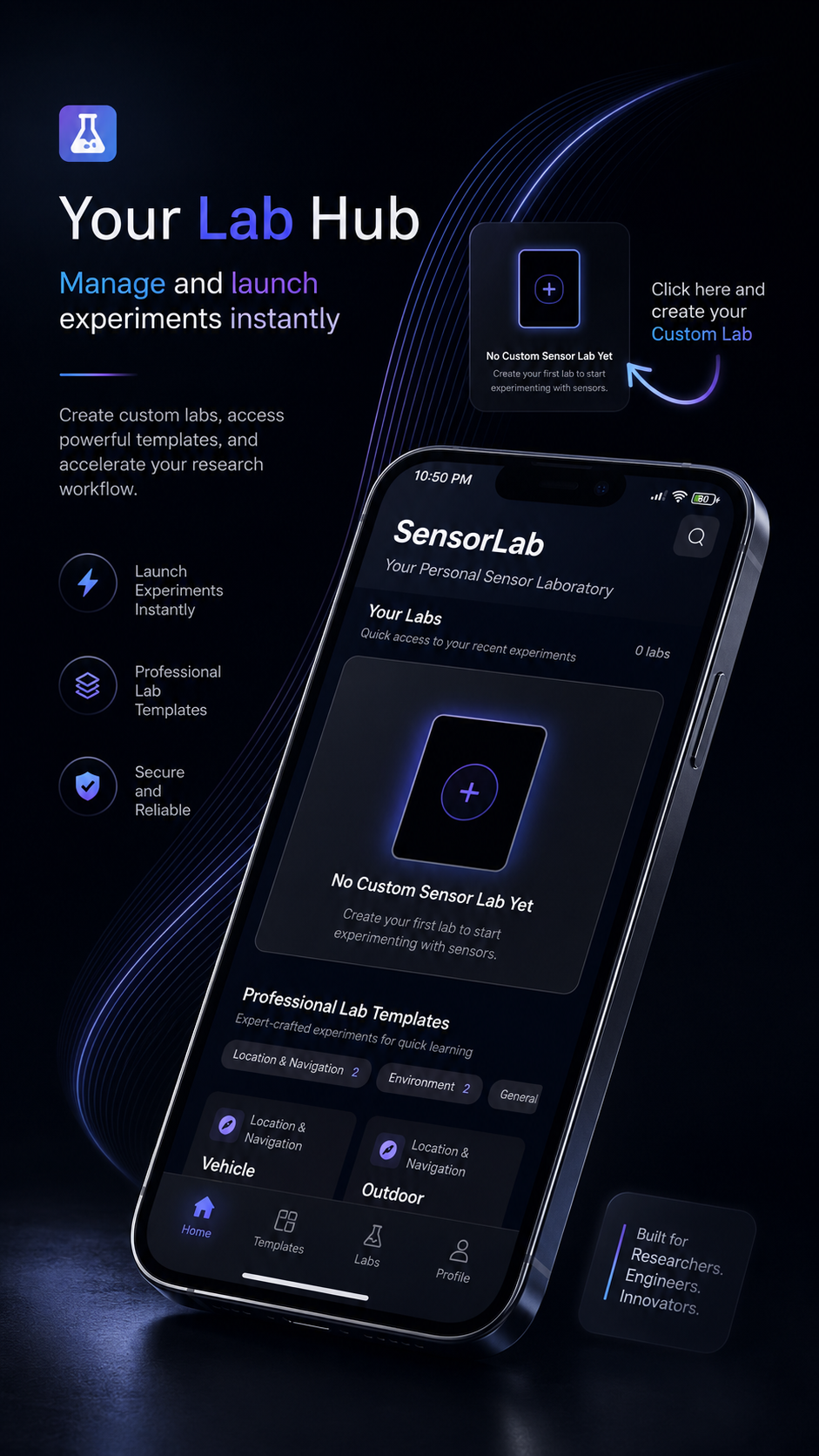 Lab Hub & Quick Launch